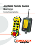 Jay Radio Remote Control Xpair series | Overhead Crane Application