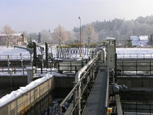 Rectangular Scraper Bridges in a Wastewater Treatment plant